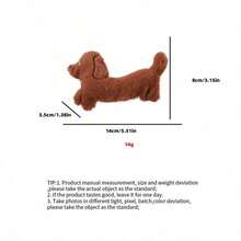 PETSIN Juguete de peluche con forma de perro salchicha, que contiene papel con sonido para juego interactivo con gatos - Multicolor - Ver 8