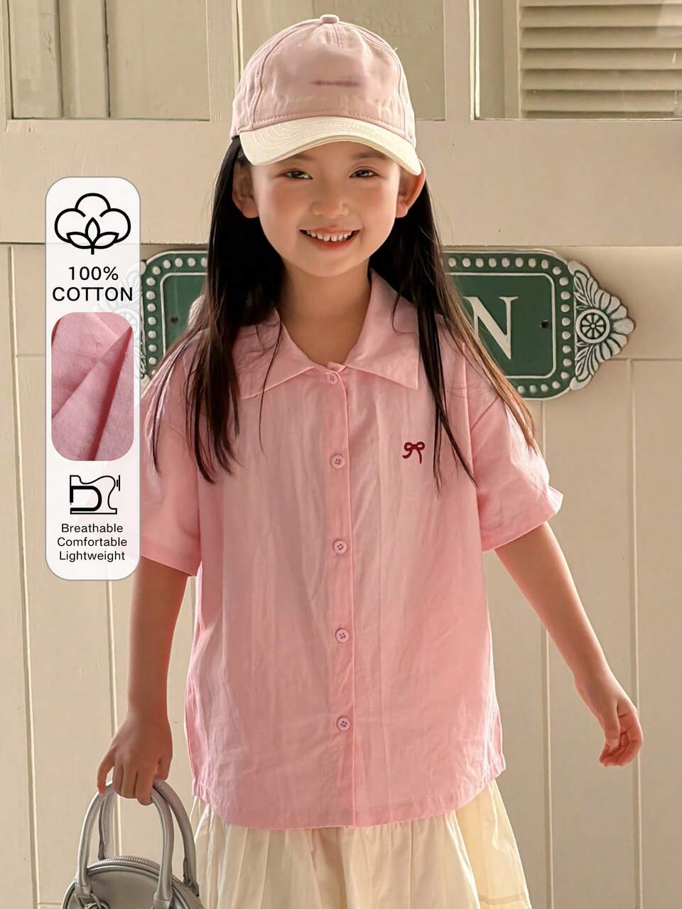 Oversized Drop Shoulder Short Sleeve Casual Summer Blouse