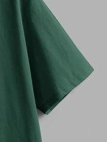 EASEVO 3件套加大码男士纯色修身圆领短袖T恤，休闲百搭，适合夏季日常穿着 - 彩色 - 查看 10