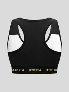 3件套女士时尚字母印花文胸 - 彩色 - 查看 2