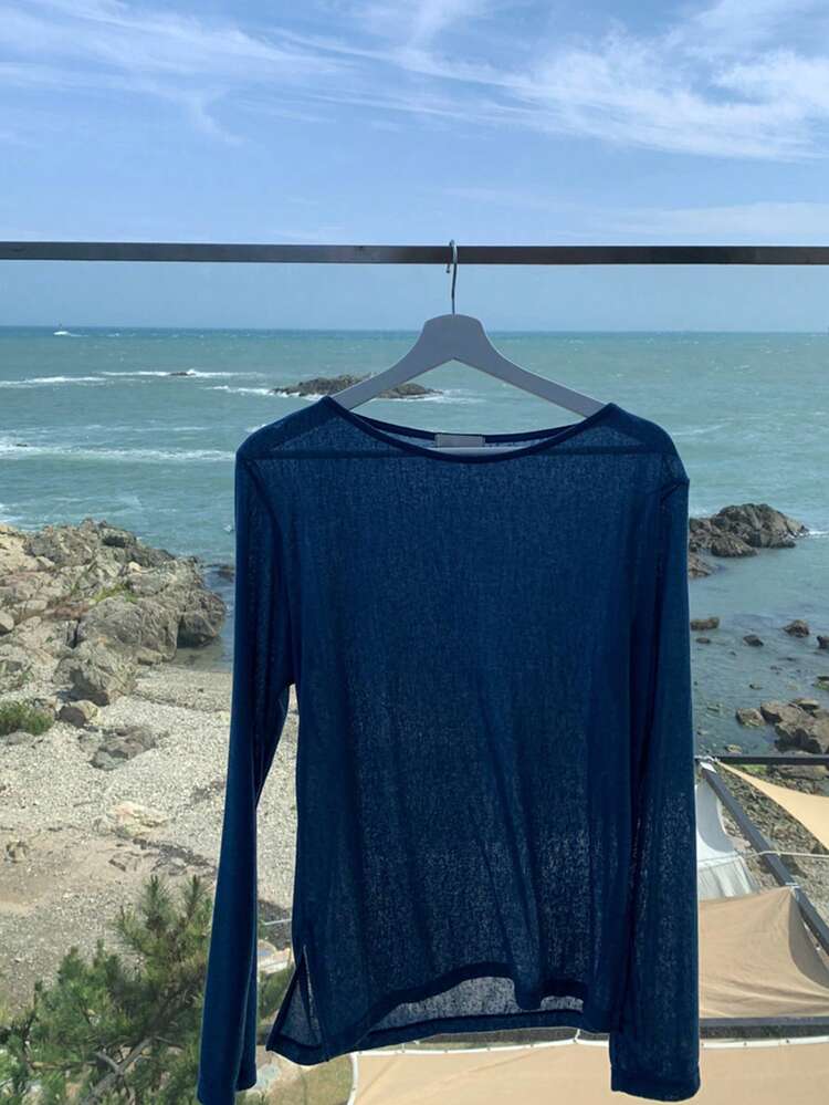 Women's Thin Long Sleeve T-Shirt, Layering Undershirt