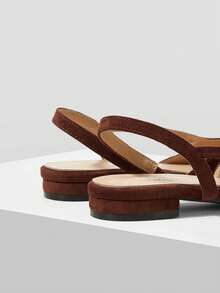 MOTF PREMIUM ZAPATOS PLANOS DE MUJER CON TIRAS CRUZADAS CÓMODOS - Marrón - Ver 7