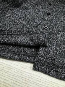 Franclia Cárdigan casual y versátil para mujer, otoño/invierno - Gris - Ver 4