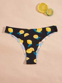 Eraneu 水果印花性感低腰无痕内裤 - 彩色 - 查看 7