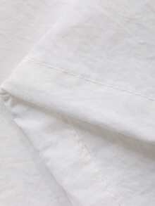 DAZY Camiseta de manga corta casual con cuello en V y estampado de letras para niño - Blanco - Ver 9