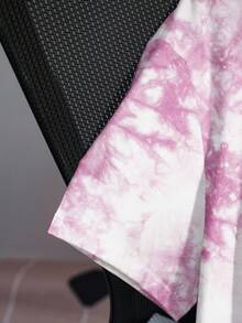 SpongeBob SquarePants | SHEIN Plus Size Cartoon Print Round Neck Short Sleeve T-Shirt - White - View 6