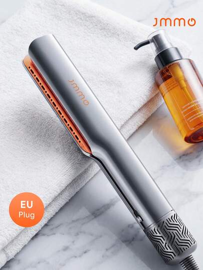 JMMO 2 In 1 Hair Straightener And Curler | Travel Hair Straightener 360° Airflow Styler, Negative Ion, For Less Frizz, Shinier & Smoother, Makeup Hair Style-EU Plug