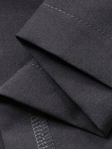 DAZY Women's Autumn French Retro Single-Breasted V-Neck Tie-Waist Cardigan + Skirt 2 Pieces Suit Set - Grey - View 8