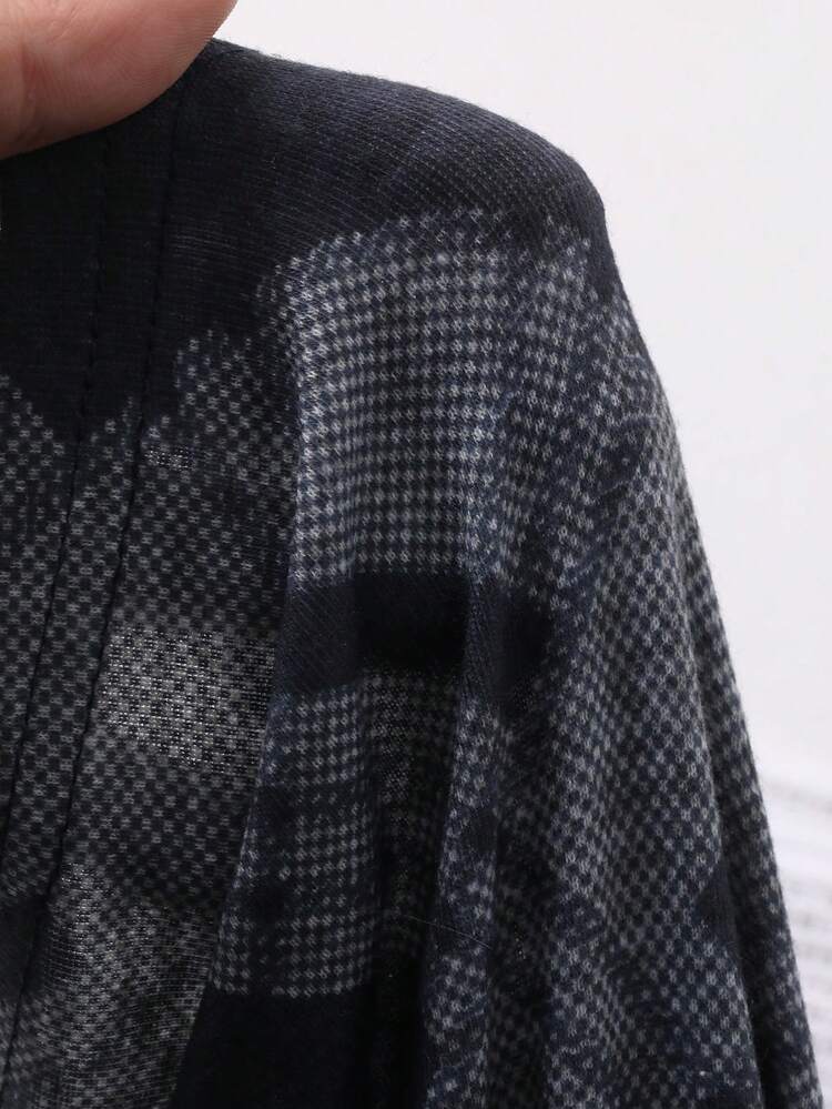 Women's Spring New Sexy Sheer Tie Strap One-Shoulder Plaid T-Shirt Summer