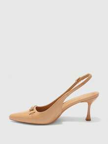 CUCCOO BIZCHIC Women Heeled Sandals Spring Shoes - Apricot - View 10