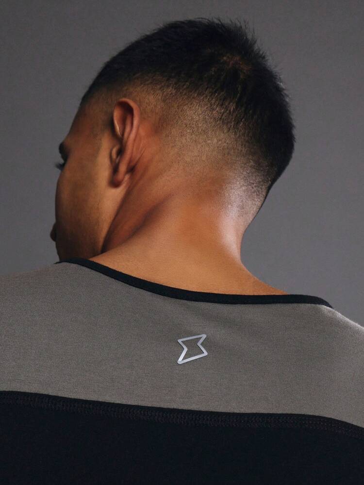 Sportliches ärmelloses Tanktop mit Farbblock-Design