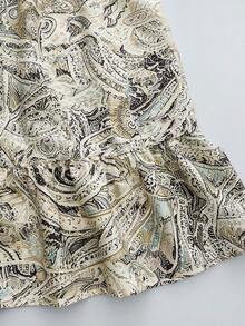 Franclia Women's Vacation Style Printed Open Back Tie Strap Dress - Multicolor - View 3