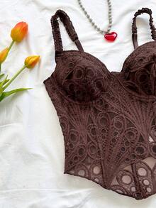 Blusa sin mangas para mujer para ocasiones casuales como vacaciones, boda en la playa, graduación, brunch, Día de San Patricio, Spring Break, Pascua, festivales de música, estilo bohe - Café integral - Ver 8