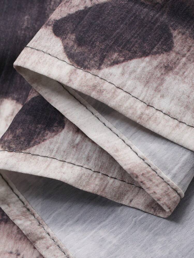 Floral Retro Print Halter Backless Tie-Up Oblique Collar Casual Vacation Dress For Women, Summer Sundress