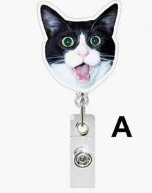 1 Túi đựng thẻ cảm xúc bằng acrylic có thể thu gọn, xoay được, dùng cho bác sĩ, y tá, móc khóa thẻ, khóa kéo dễ dàng. - Nhiều màu - Xem 25