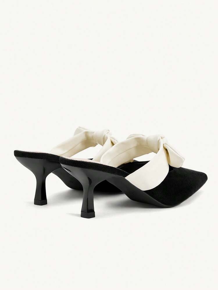 CUCCOO CHICEST Women's Fashionable Elegant Party Pumps With Bow Decor Elegant Shoes Wedding Shoes