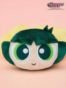 THE POWERPUFF GIRLS X Joivida 1組毛絨髮圈與髮帶、可愛卡通髮箍，適合日常穿著、旅行、派對，是送給女性、女孩的有趣禮物，生日、聖誕節或週年紀念的襪子填充禮物 - 彩色 - 查看 4