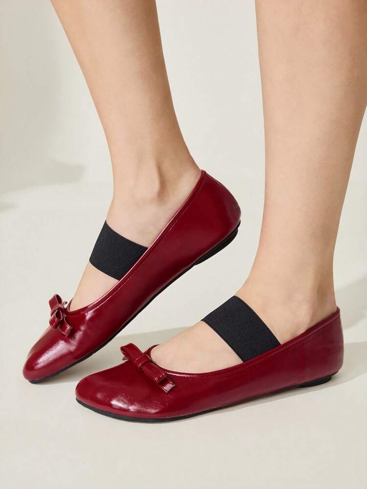 CUCCOO CHICEST Women's French Bow Round Toe Flat Slip-On Mule Sandals, Casual For Summer Valentine's Day Elegant Shoes