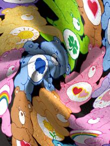 SHEIN X Care Bears Women's Cartoon Bear Print Fitted Camisole - White - View 5