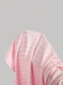 SHEIN MOD 女士迷你碎花蕾丝边针织连衣裙，夏季迷你裙 - 粉色 - 查看 8