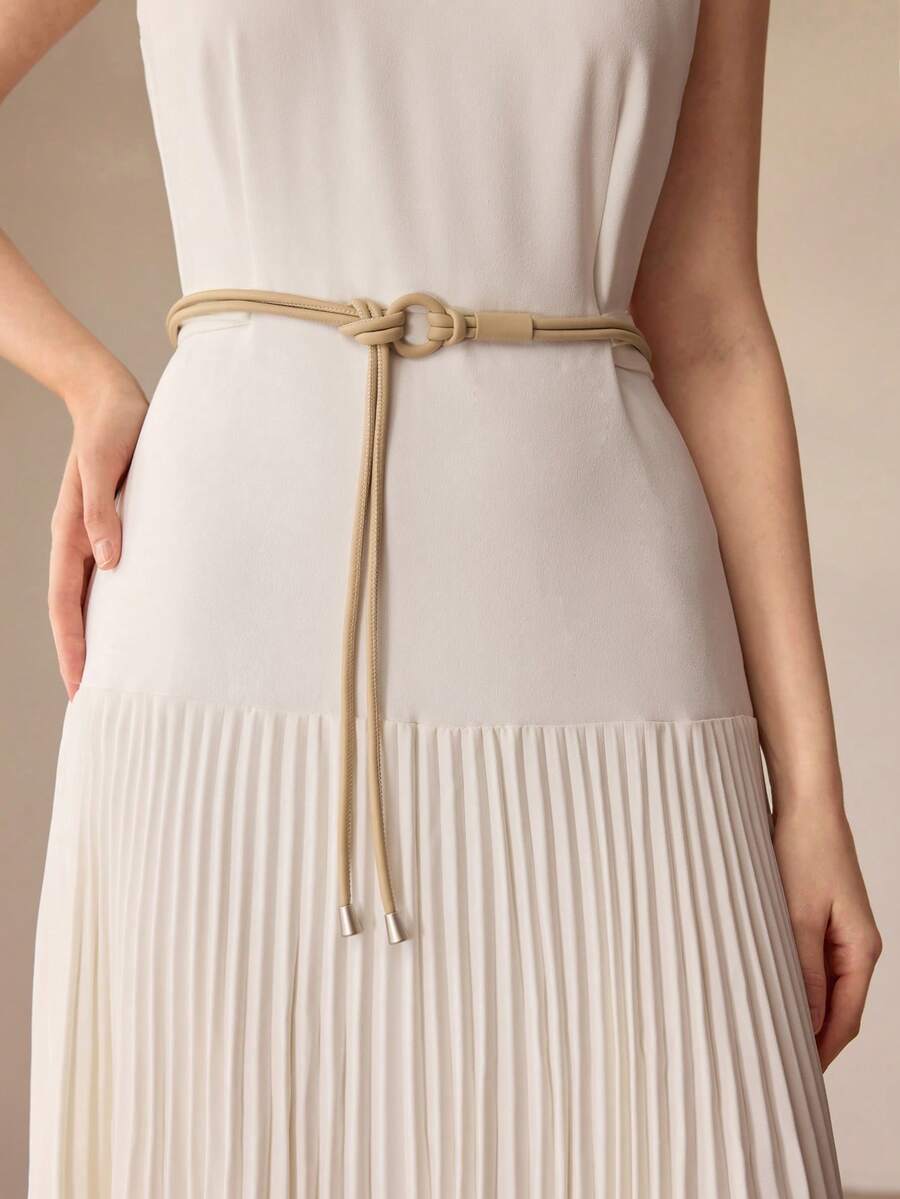 MOTF PREMIUM PRE APRICOT LONG STRAP BELT - Apricot - View 2