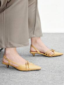 CUCCOO BIZCHIC 女士高跟凉鞋 - 淡黃色 - 查看 4