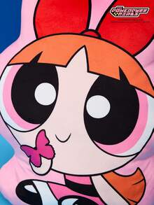 THE POWERPUFF GIRLS X Joivida 1个抱枕，柔软装饰地垫，适用于卧室客厅装饰 - 可作坐垫、靠垫、汽车腰部支撑靠背、窗边长椅垫、多功能抱枕、生日礼物、舒适地垫 - 彩色 - 查看 6