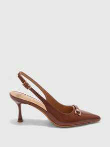 CUCCOO BIZCHIC Women Heeled Sandals Spring Shoes - Brown - View 2