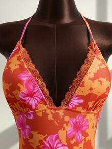 Zestiva 女士美丽活泼连体泳衣，带裙摆，适合海滩、泳池、休闲派对、度假、春夏穿着 - 彩色 - 查看 4