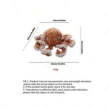 PETSIN Funny Octopus Shaped Plush Dog Toy With BB Barking Sound, Interactive Play For Dogs - Multicolor - View 15