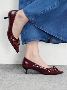 CUCCOO BIZCHIC Tacones para mujer - Burdeos - Ver 5