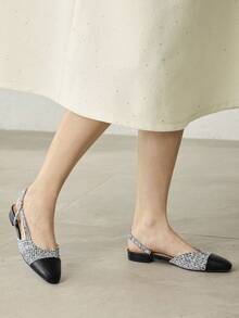 MOTF PREMIUM ZAPATOS PLANOS DE MUJER CON TIRAS CRUZADAS CÓMODOS - Negro - Ver 8