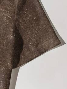 LOONEY TUNES X SHEIN 女士休闲时尚街头风日常通勤卡通字母印花短袖修身露脐T恤，夏季 - 白色 - 查看 8