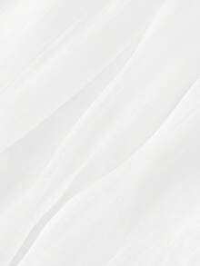 SHEIN MOD Damen Einfarbiges, mehrlagiges, geknotetes elegantes Kleid - Weiss - Übersicht 4