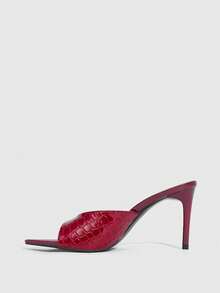 CUCCOO SZL Women Heeled Sandals - Burgundy - View 9