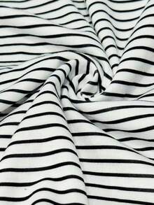 Regata feminina de verão casual com estampa listrada e detalhes contrastantes para férias e deslocamentos diários. - Multicolorido - Ver 3