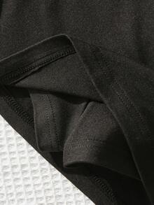 GlowEve Women's Sexy Musical Note & Polka Dot Patchwork Mini Skirt - Multicolor - View 4