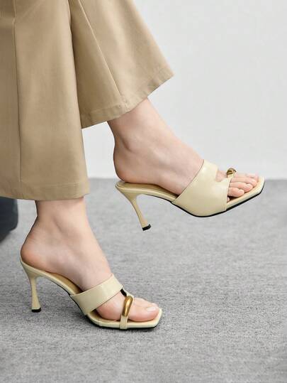 CUCCOO BIZCHIC Simple And Generous, Fashionable And Versatile, Casual Workplace Commuter Women's High-Heeled Sandals