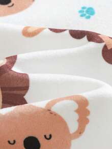 Cozy Pixies Newborn Baby Boy/Girl Cartoon Car Pattern Knit Soft Round Neck Long Sleeve Pullover Top And Elastic Waist Long Pants 2-Piece Set - Red and White - View 3