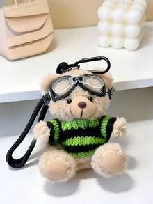 POKOJA LAND Teddy Bear Pilot Plush Pendant-Cute Teddy Bear Doll With Goggles, Available In Various Colors, Fashion Pendant, Creative Plush Doll Bag Pendant, Suitable As Birthday Gifts And Festive Gifts - Multicolor - View 11