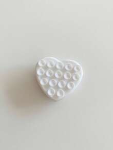 Joivida 1 cái, Giá đỡ điện thoại hình trái tim có giác hút, Ốp điện thoại silicon có giác hút, Thiết bị cố định hai mặt, Thiết kế rảnh tay, Thích hợp cho chụp ảnh tự sướng và quay video bằng điện thoại, Thích hợp cho bề mặt kính, Tay cầm điện thoại silicon hình trái tim có giác hút, Ốp bảo vệ điện thoại hai mặt có giác hút - Nhiều màu - Xem 10