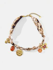 SHEIN Maija Pulsera con colgante de múltiples elementos - Multicolor - Ver 3