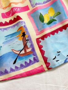 Soleia 女士水果印花吊带迷你连衣裙 - 彩色 - 查看 4