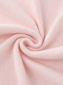 Franclia 浅粉色荷叶边喇叭袖V领时尚简约优雅复古通勤休闲春夏低领短袖修身针织上衣女款浅粉色上衣夏季上衣女款粉色上衣女款针织上衣女款可爱上衣 - 淺粉色 - 查看 5