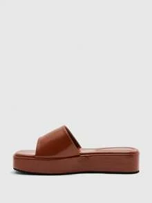 CUCCOO BIZCHIC Giày sandal đế xuồng thời trang nữ, sandal hở mũi, sandal cao gót đế platform, thích hợp cho kỳ nghỉ, du lịch, mặc hàng ngày và đi biển. - Lạc đà - Xem 10