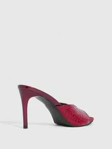 CUCCOO SZL Women Heeled Sandals - Burgundy - View 8