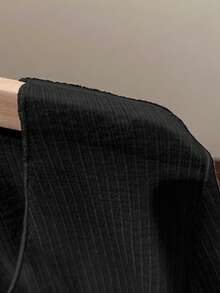 Resyla 蕾丝边吊带连衣裙罩衫，长袖针织披肩上衣，夏季防晒 - 黑色 - 查看 6