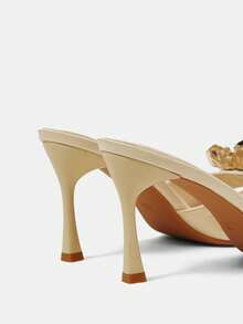 CUCCOO HITCHD Women Heeled Sandals - Apricot - View 11