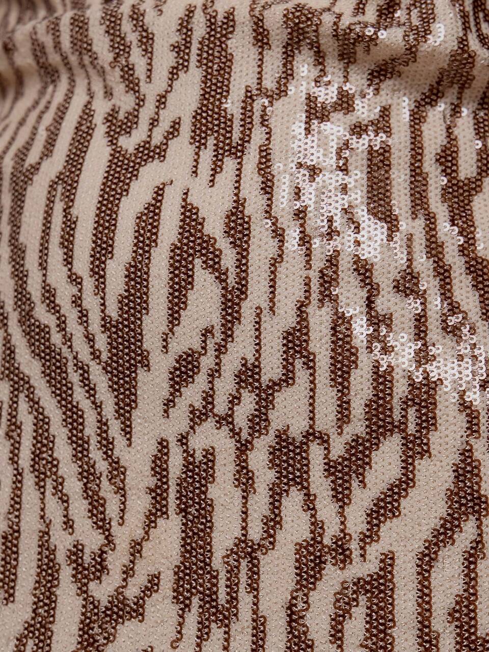 Vestido Curto Ajustado com Decote em V, Estampa de Zebra e Lantejoulas, Ideal para Primavera, Verão, Férias, Praia, Ibiza, Festivais e Festas Elegantes