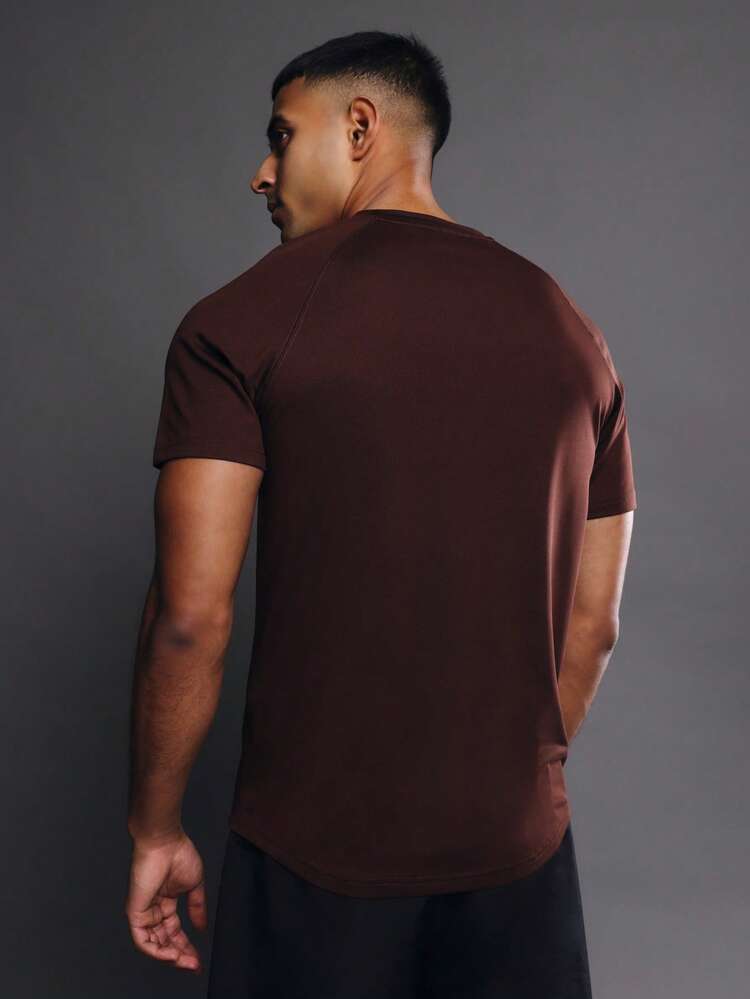 Short Sleeve Crew Neck Tee With Logo